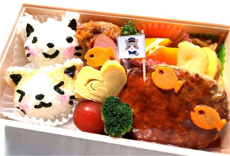 ねこ駅長弁当