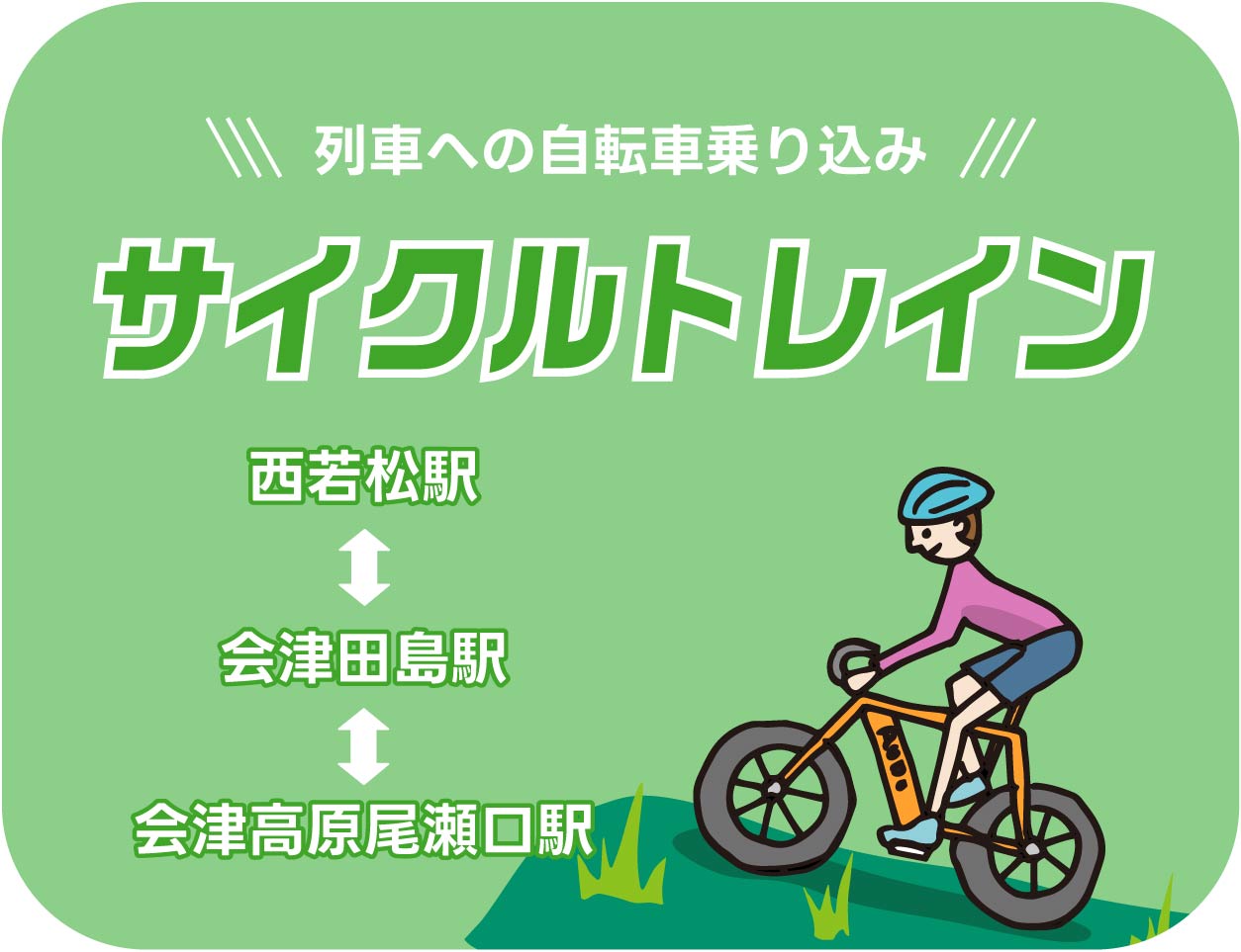 列車への自転車乗り込み